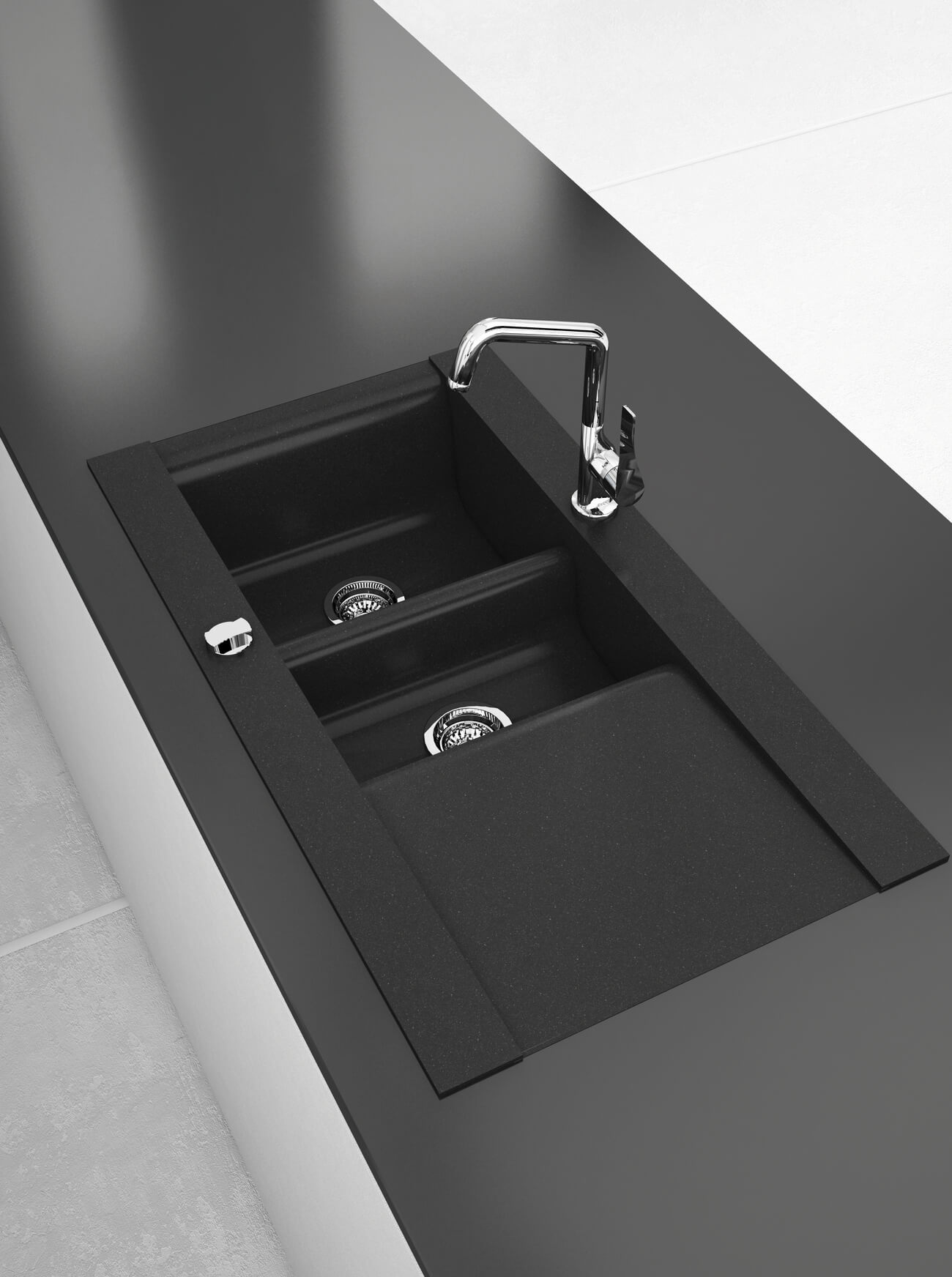 Custom kitchen sink designed for tailored kitchen interiors